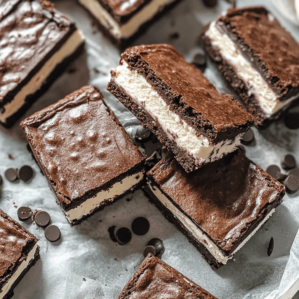 Treat yourself to these delicious Brownie Ice Cream Sandwiches! Soft, fudgy brownies filled with your favorite ice cream create the perfect summer dessert. Easy to make, these treats will impress at any gathering or family night. Save this recipe so you can whip up a batch for your next celebration or weekend treat!