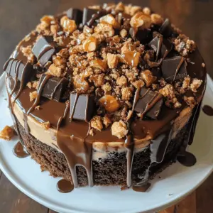 This Chocolate Caramel Toffee Crunch Cake is a dream come true for dessert lovers! With layers of rich chocolate cake, silky caramel, and crunchy toffee bits, every bite is pure bliss. Perfect for birthdays, celebrations, or just satisfying a sweet tooth. Save this recipe to whip up an unforgettable treat for your next gathering!