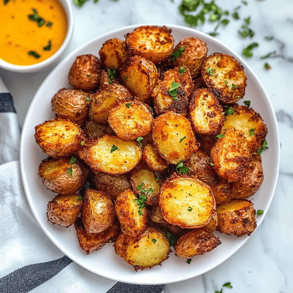 Crispy Air Fryer Potatoes are the perfect side dish for any meal! These golden, crunchy delights are quick to prepare and packed with flavor, thanks to simple seasoning and a perfect air-frying technique. Enjoy them with your favorite dip or alongside grilled meats. Save this recipe for your next family dinner or game day gathering!