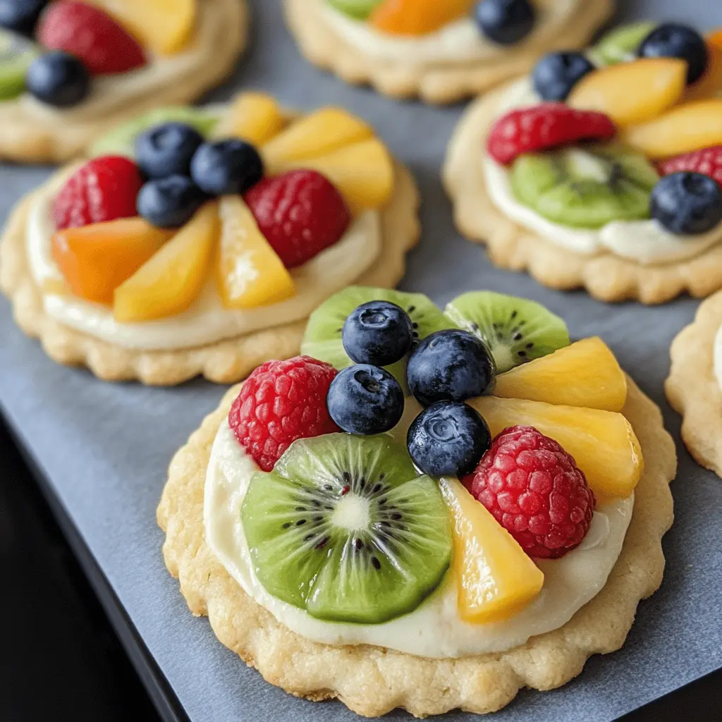 Bright, colorful, and oh-so-delicious, these Fruit Pizza Cookies are the perfect treat for all occasions! With a soft cookie base topped with cream cheese frosting and fresh fruits, they are a fun twist on classic fruit pizza. Ideal for parties, picnics, or a sweet snack, be sure to save this recipe for your next gathering!