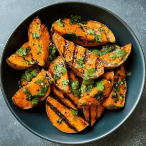 Looking for a delicious side that’s full of flavor? These Grilled Cilantro-Lime Sweet Potatoes are just the ticket! With their smoky char and zesty cilantro-lime dressing, they make a perfect match for summer barbecues or weeknight dinners. Save this recipe to impress your family and friends at your next gathering!