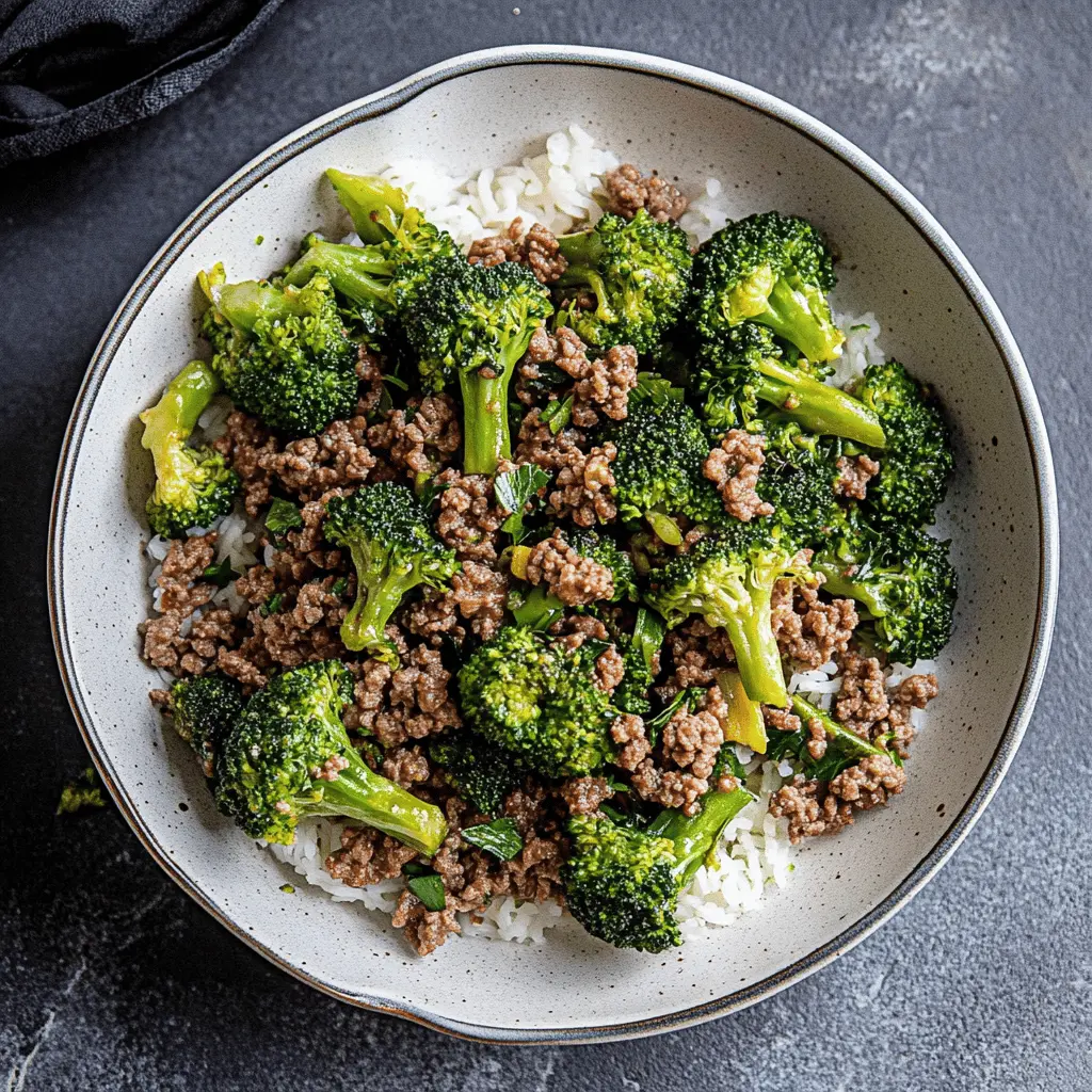 Satisfy your hunger with this easy Ground Beef and Broccoli recipe! Packed with flavor and nutrients, this dish combines tender beef and crisp broccoli in a delicious sauce. Perfect for a quick weeknight dinner or meal prep, save this recipe for a wholesome, tasty meal anytime you need it!