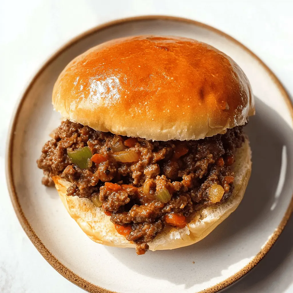 Get ready for a twist on a classic! These Philly Cheesesteak Sloppy Joes combine tender ground beef, melty cheese, and savory bell peppers, all piled high on a bun. Perfect for game day or a quick weeknight dinner, this comfort food is sure to please everyone. Save this recipe for your next family meal or party!