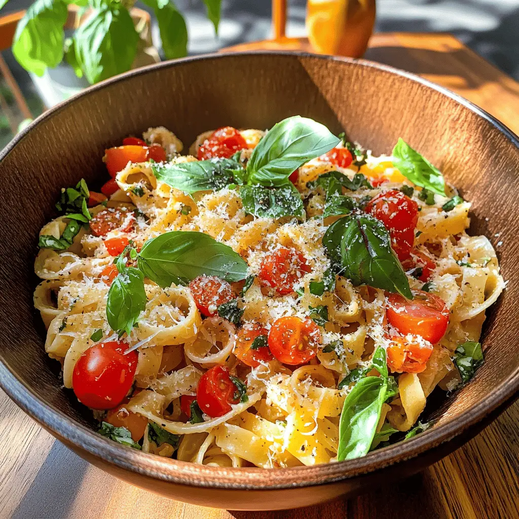 Easy Summer Garden Pasta with Fresh Veggies