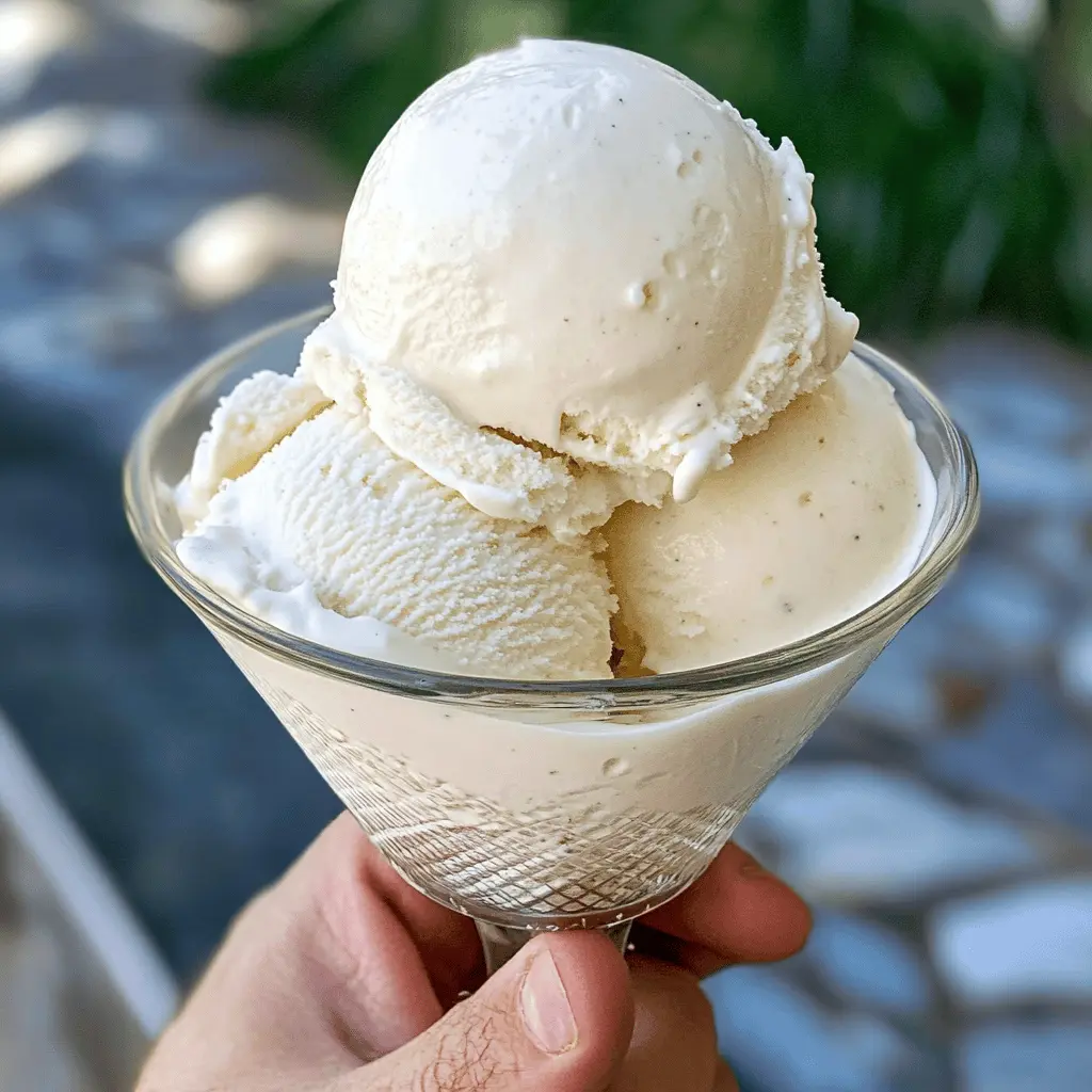 Easy Creamy Greek Yogurt Ice Cream Recipe