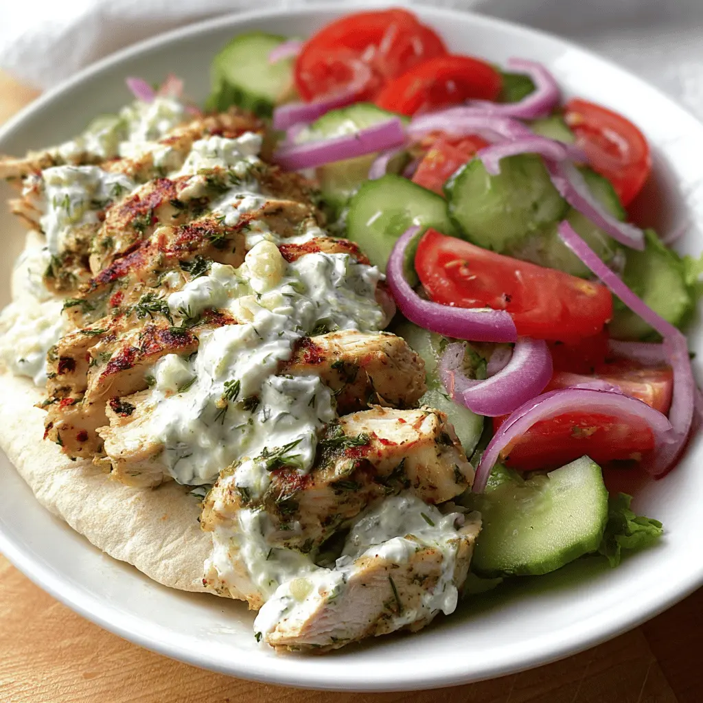 Easy Tzatziki Chicken Salad Recipe
