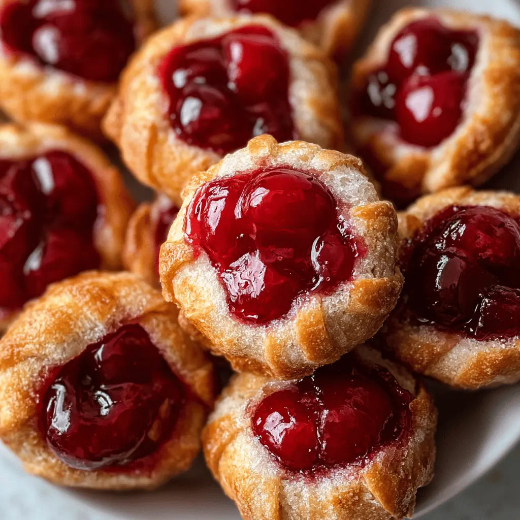 Easy Cherry Pie Bites Recipe