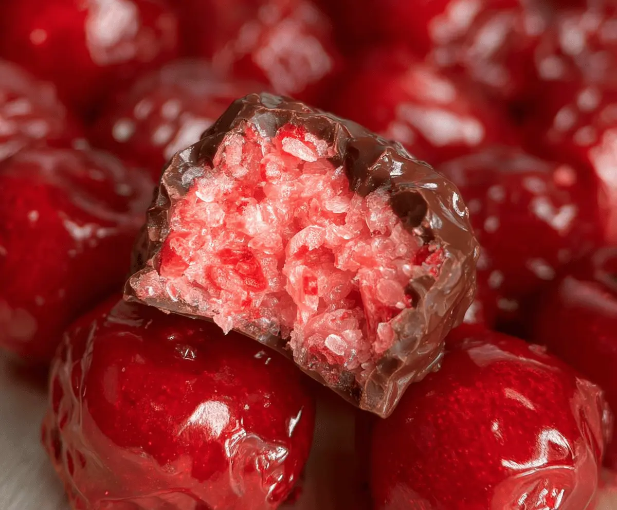 Easy Homemade Cherry Mash Candy Recipe