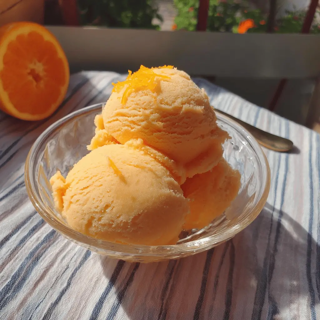 Easy Orange Sherbet Recipe by Alton Brown