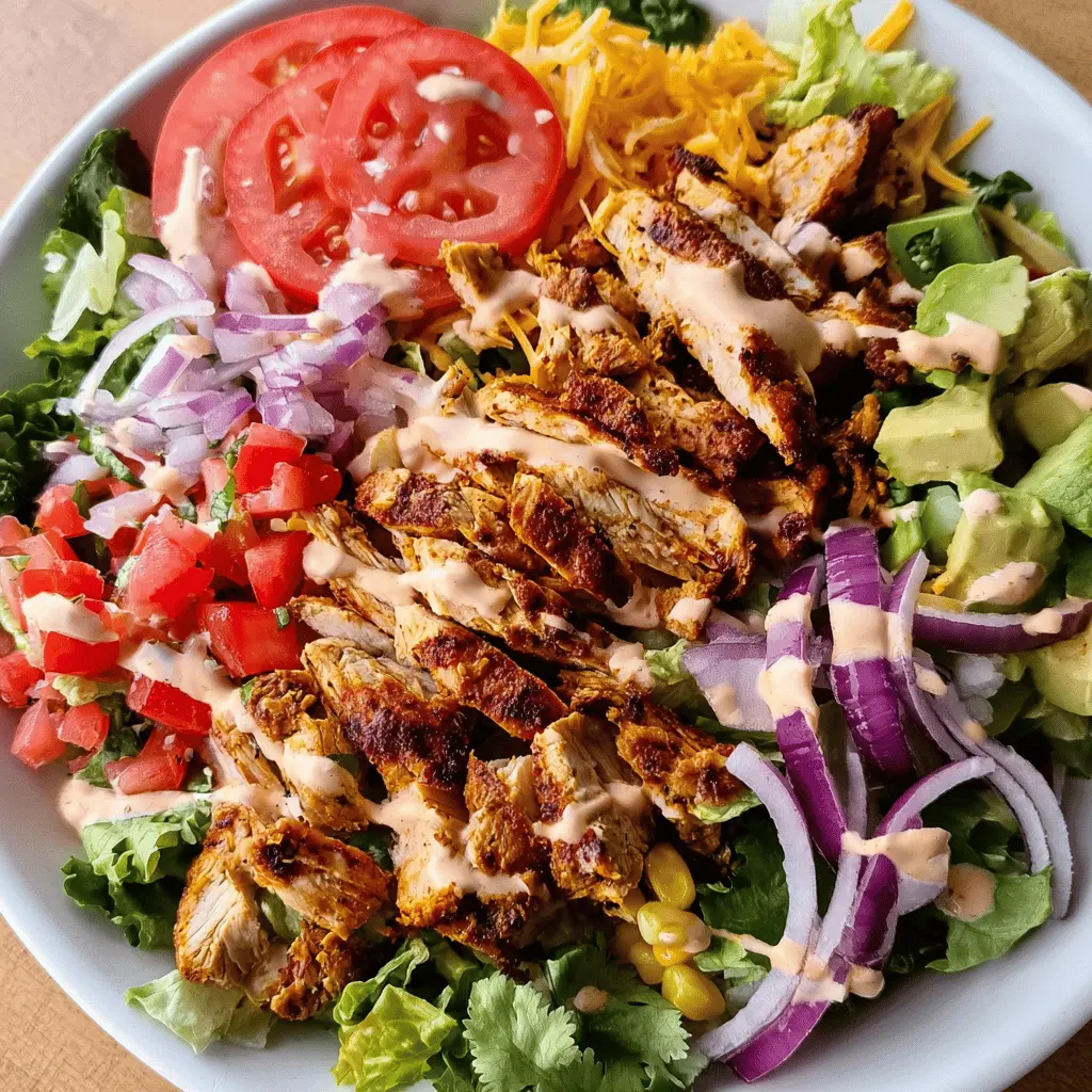 Easy Spicy Southwest Chicken Salad Recipe