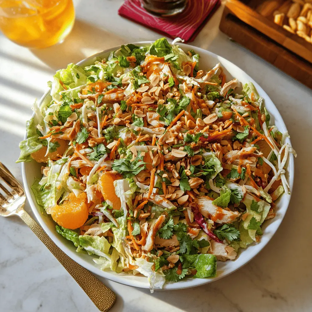 Easy Chinese Chicken Salad with Crunchy Veggies