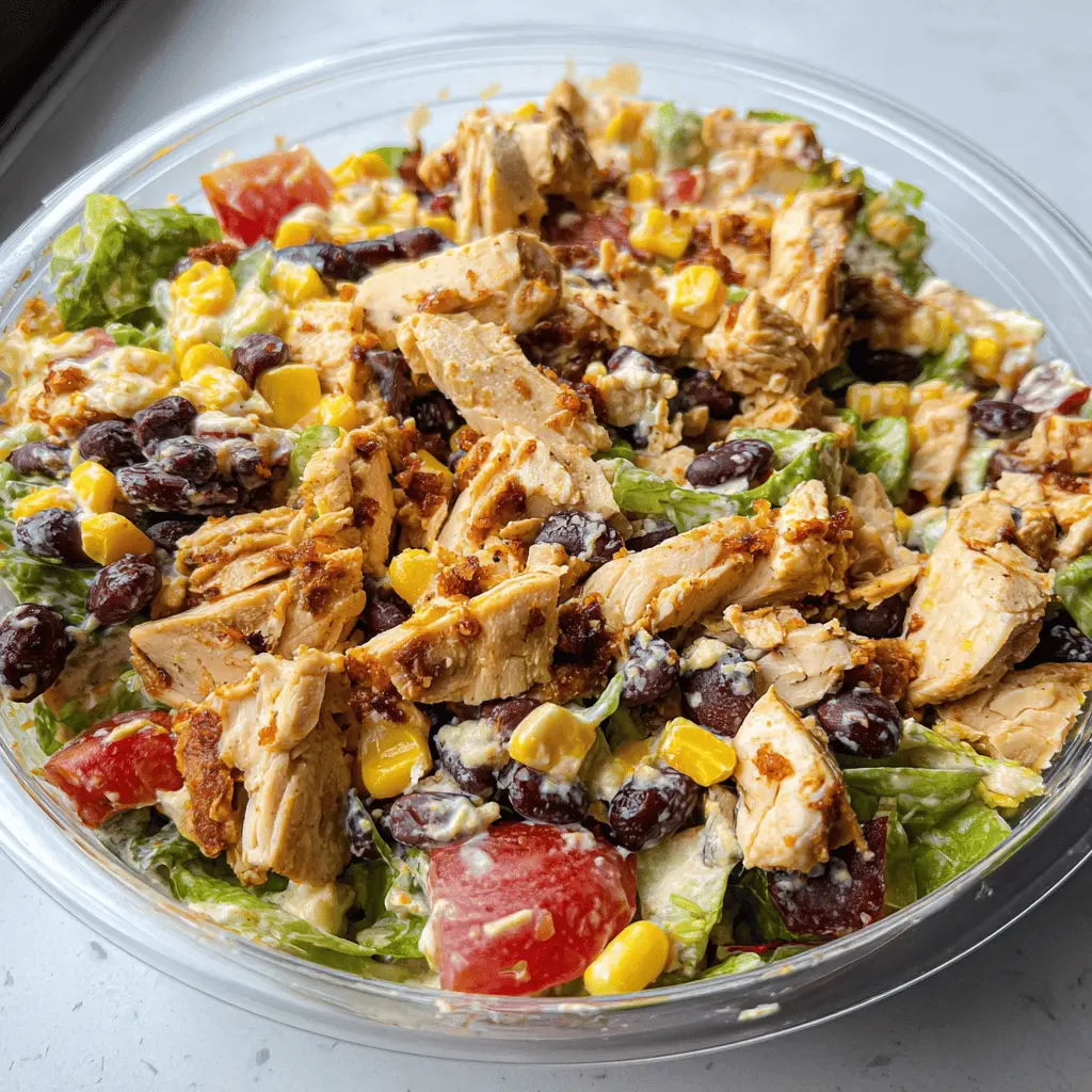 Easy Southwest Chicken Salad Recipe