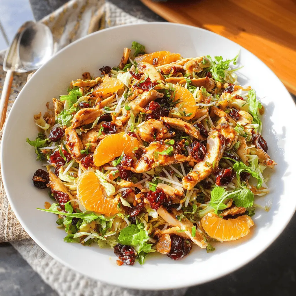 Easy Asian Chicken Cranberry Salad Recipe