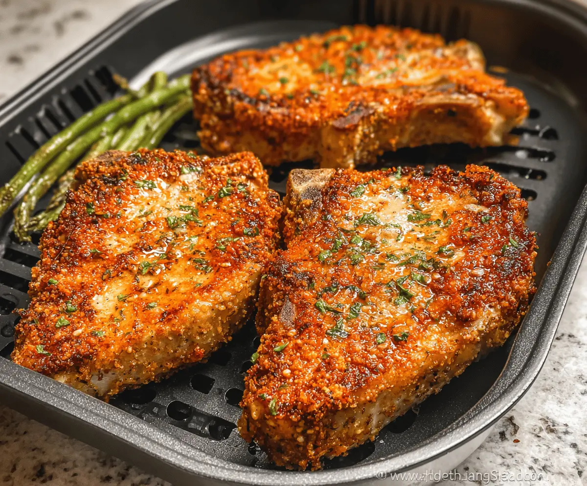 Easy Crispy Air Fryer Pork Chops Recipe