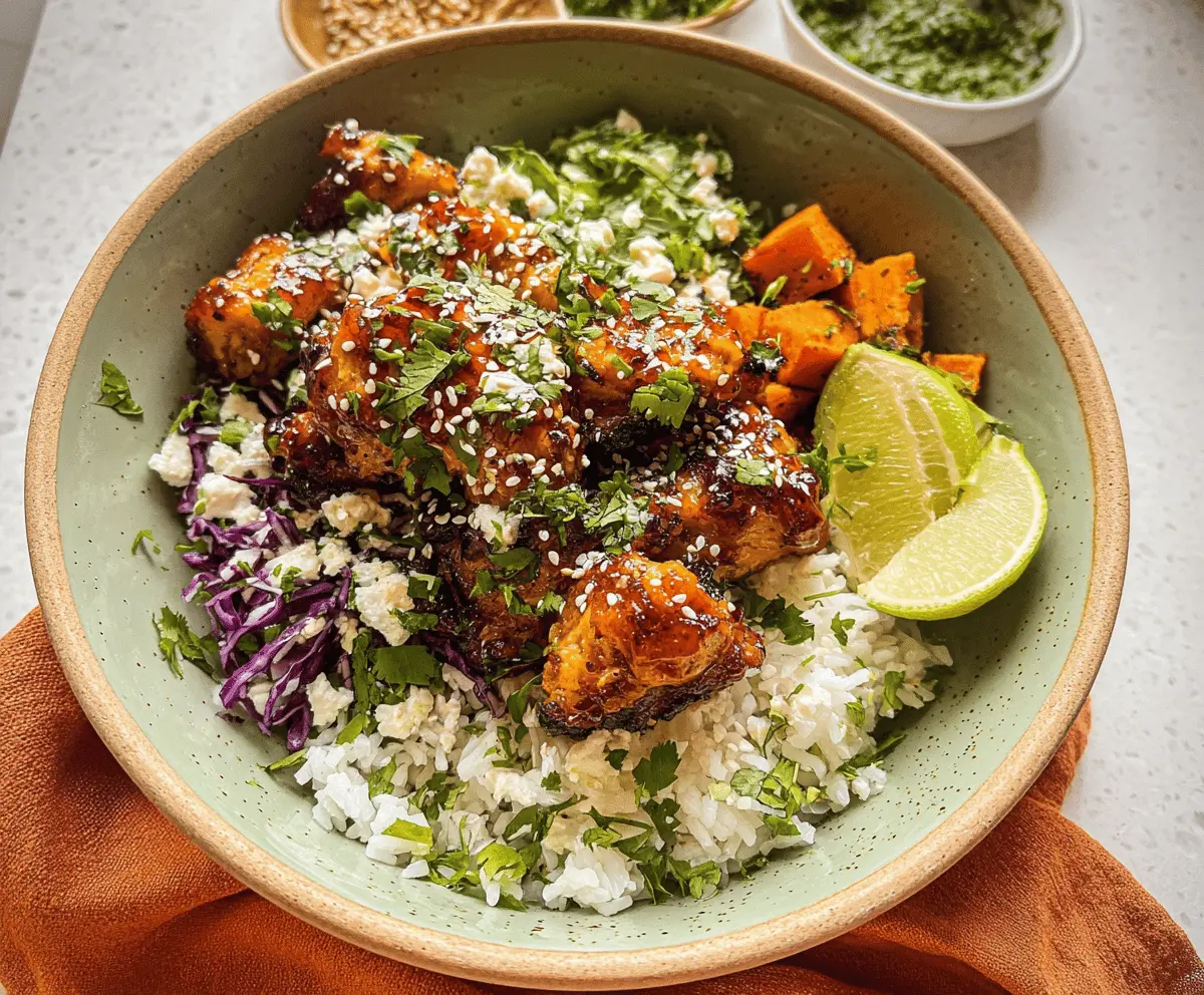 Easy Hot Honey Chicken Bowls Recipe