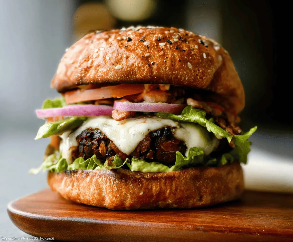 Easy Healthy Black Bean Burger Recipe