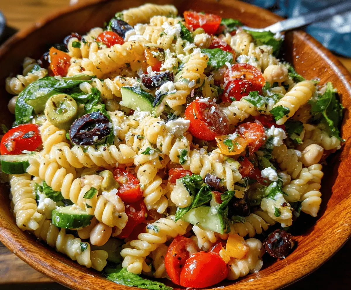 Easy Creamy Pasta Salad Recipe