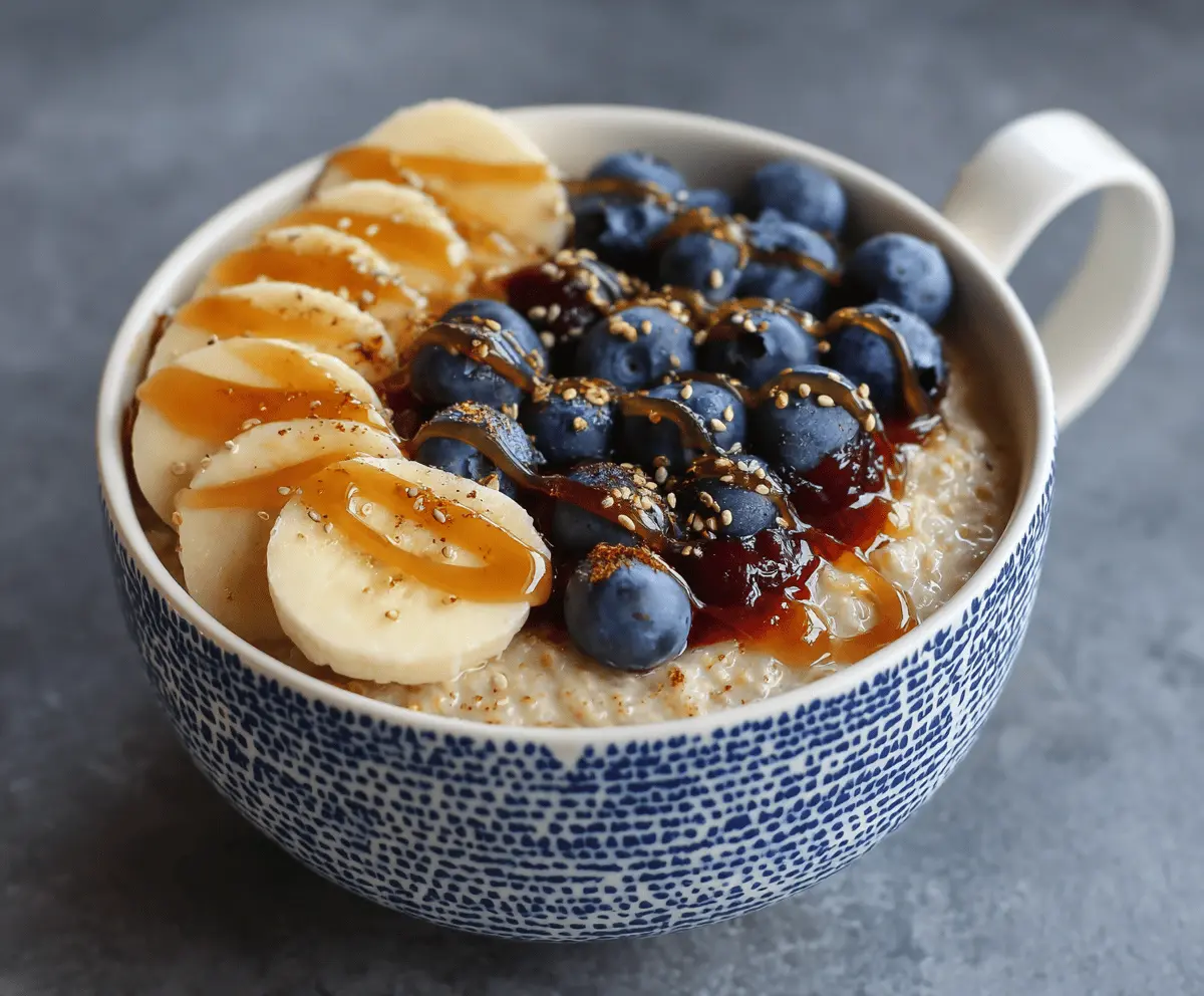 Blueberry Banana Oatmeal