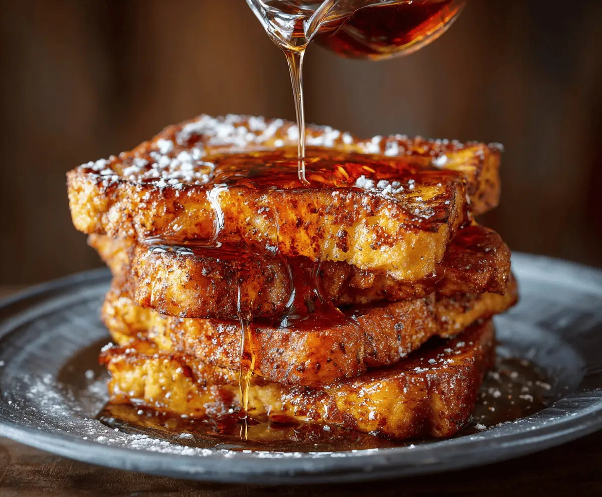 French Toast with Maple Syrup