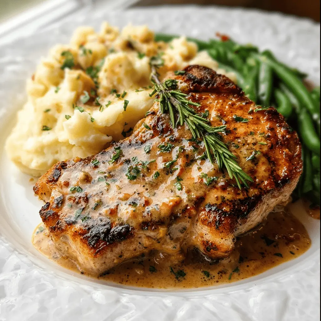 Creamy Boursin Pork Chops Recipe