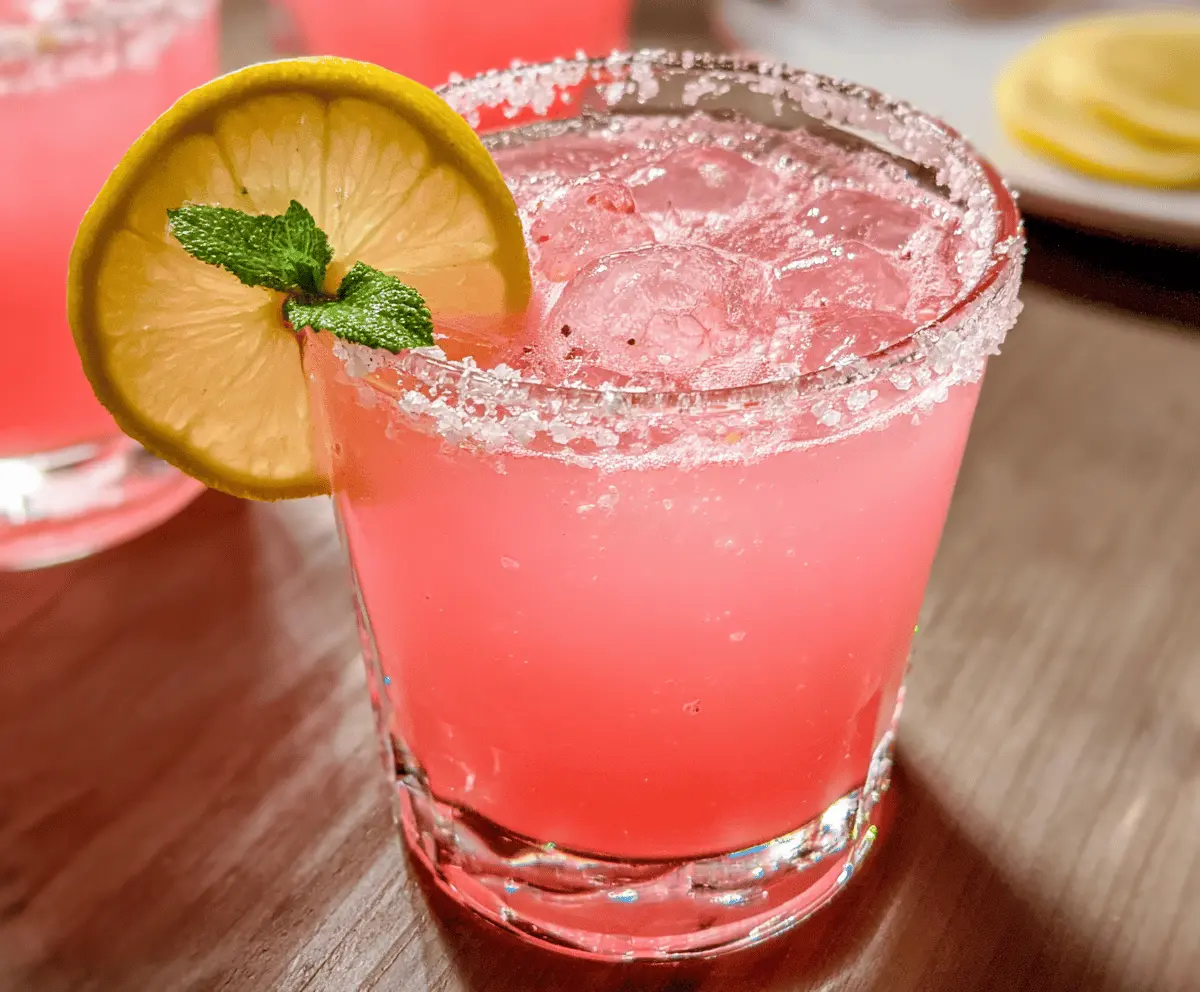 Easy Pink Señoritas Recipe for Summer