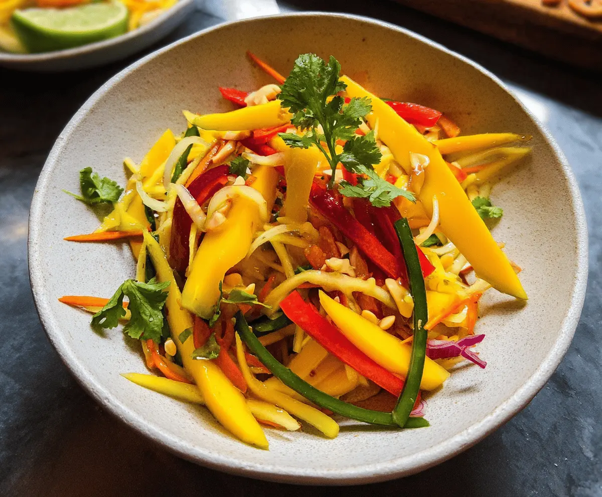 Sweet and Spicy Thai Mango Salad Recipe