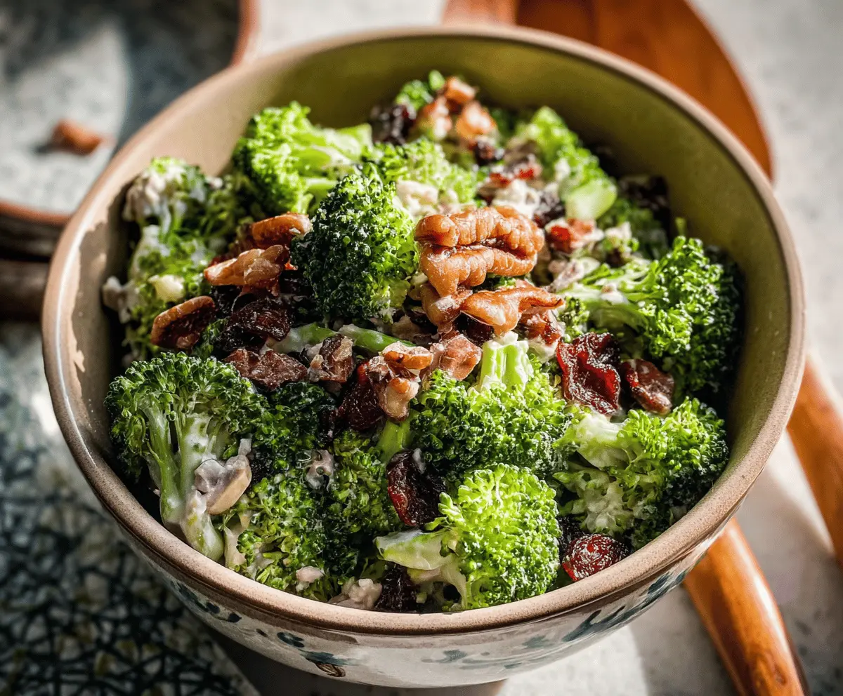Easy Healthy Broccoli Salad Recipe