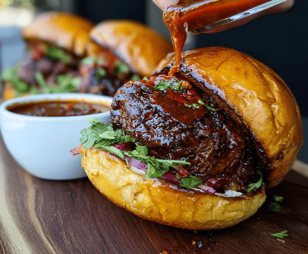 Smoked Beef Birria Burgers Recipe