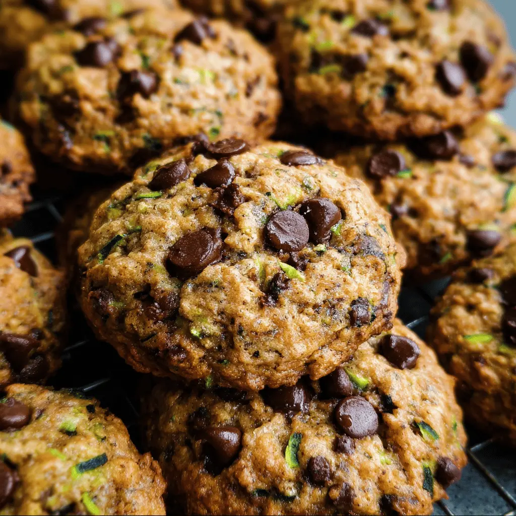 Moist Zucchini Chocolate Chip Cookies Recipe