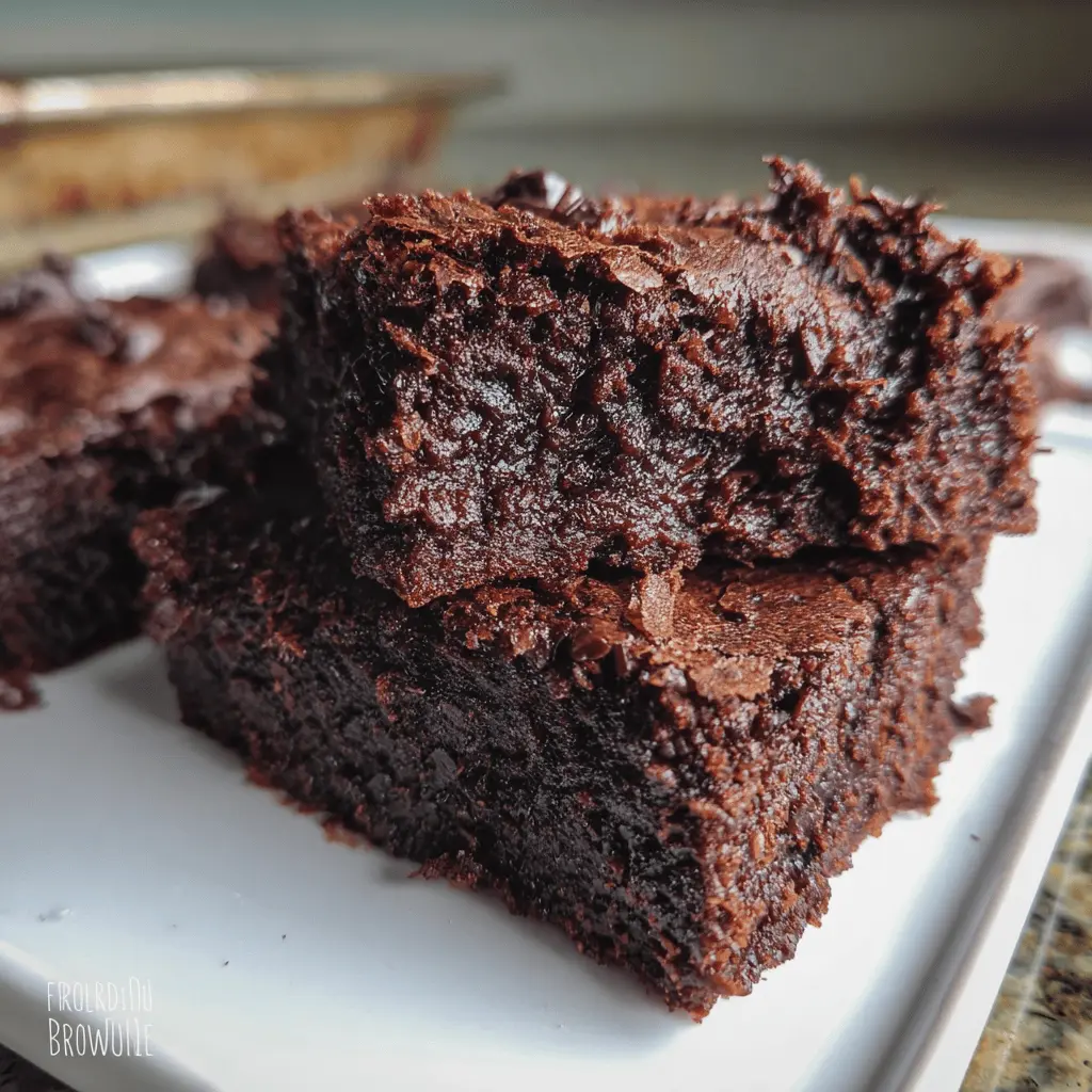Easy 3-Ingredient Zucchini Brownies Recipe