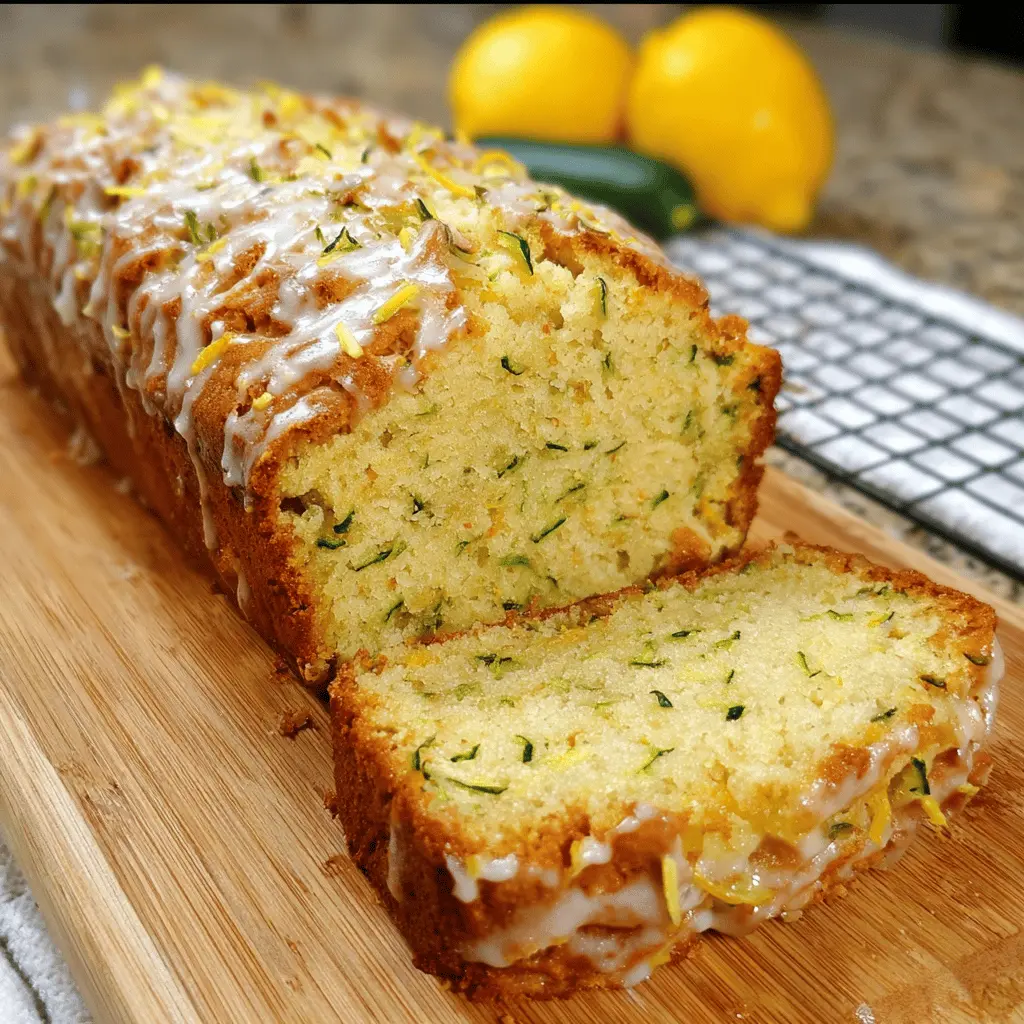 Moist Lemon Zucchini Bread Recipe