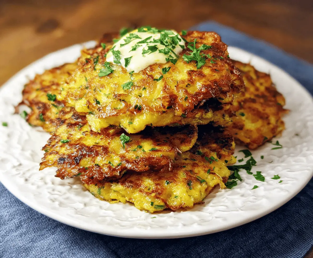 Crispy Parmesan Yellow Squash Fritters Recipe
