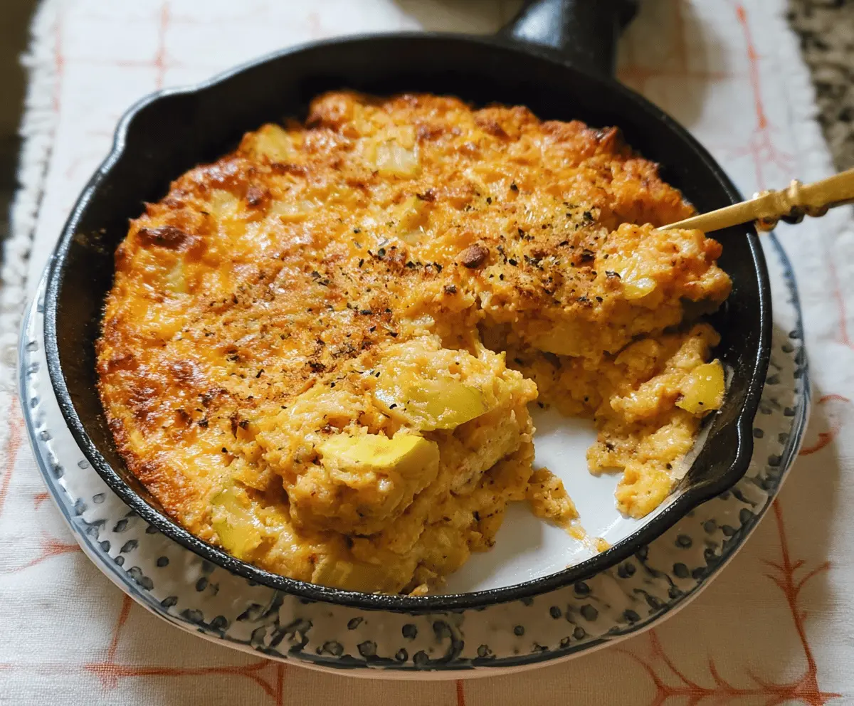 Cozy Southern Cheesy Squash Casserole