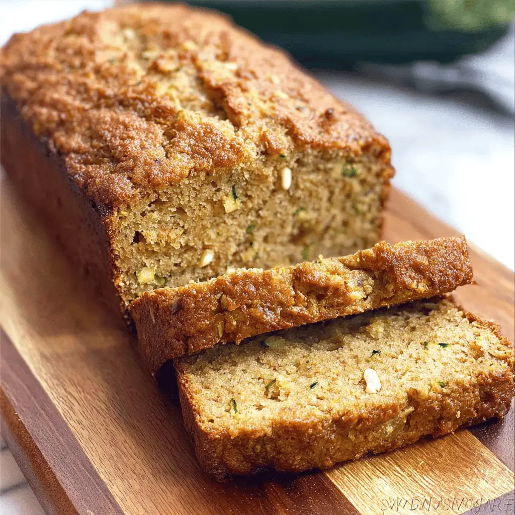 Healthy Almond Flour Zucchini Bread Recipe