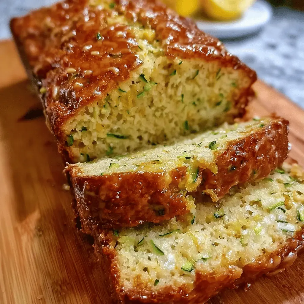 Moist Lemon Zucchini Bread Recipe