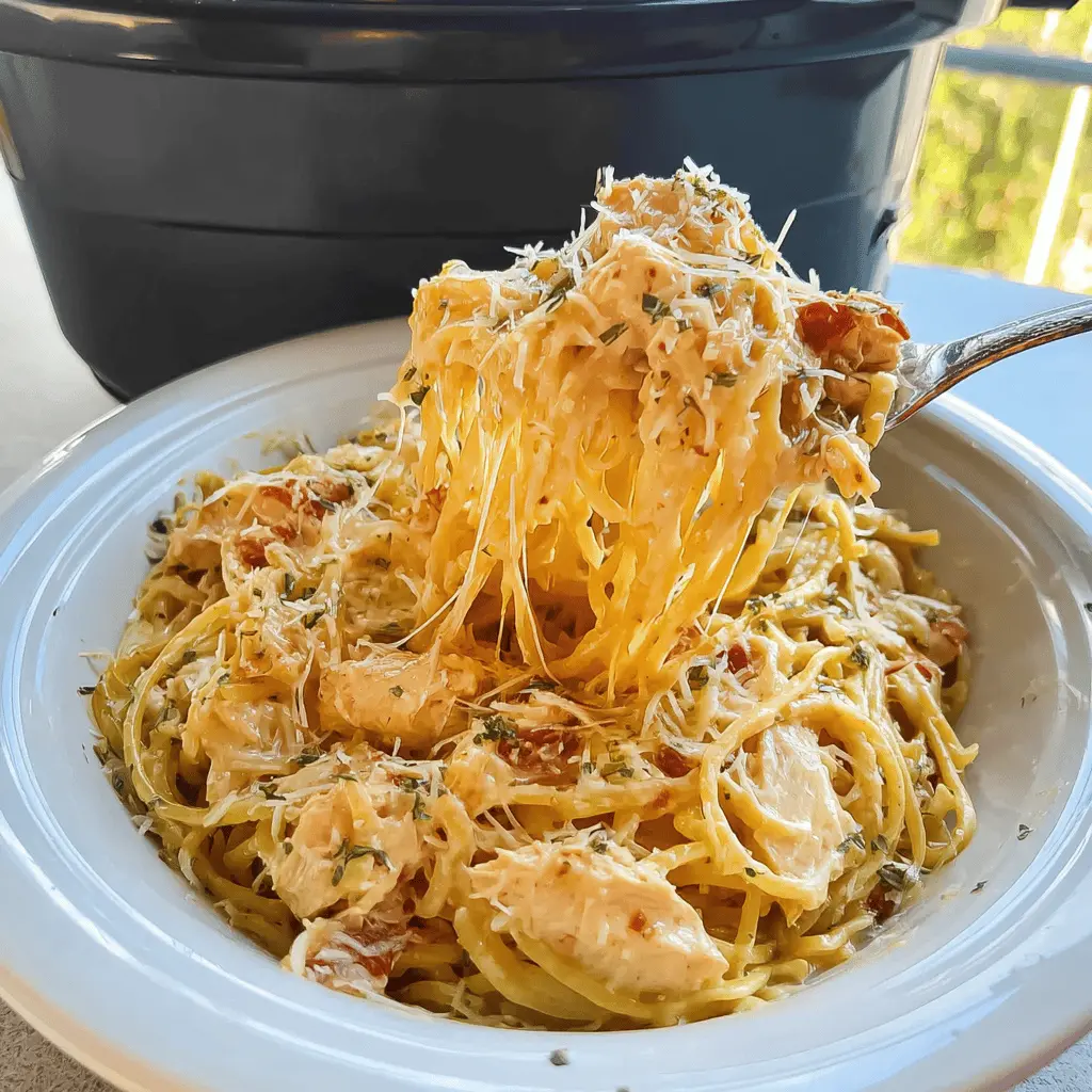 Easy Crockpot Chicken Spaghetti Recipe for Busy Nights