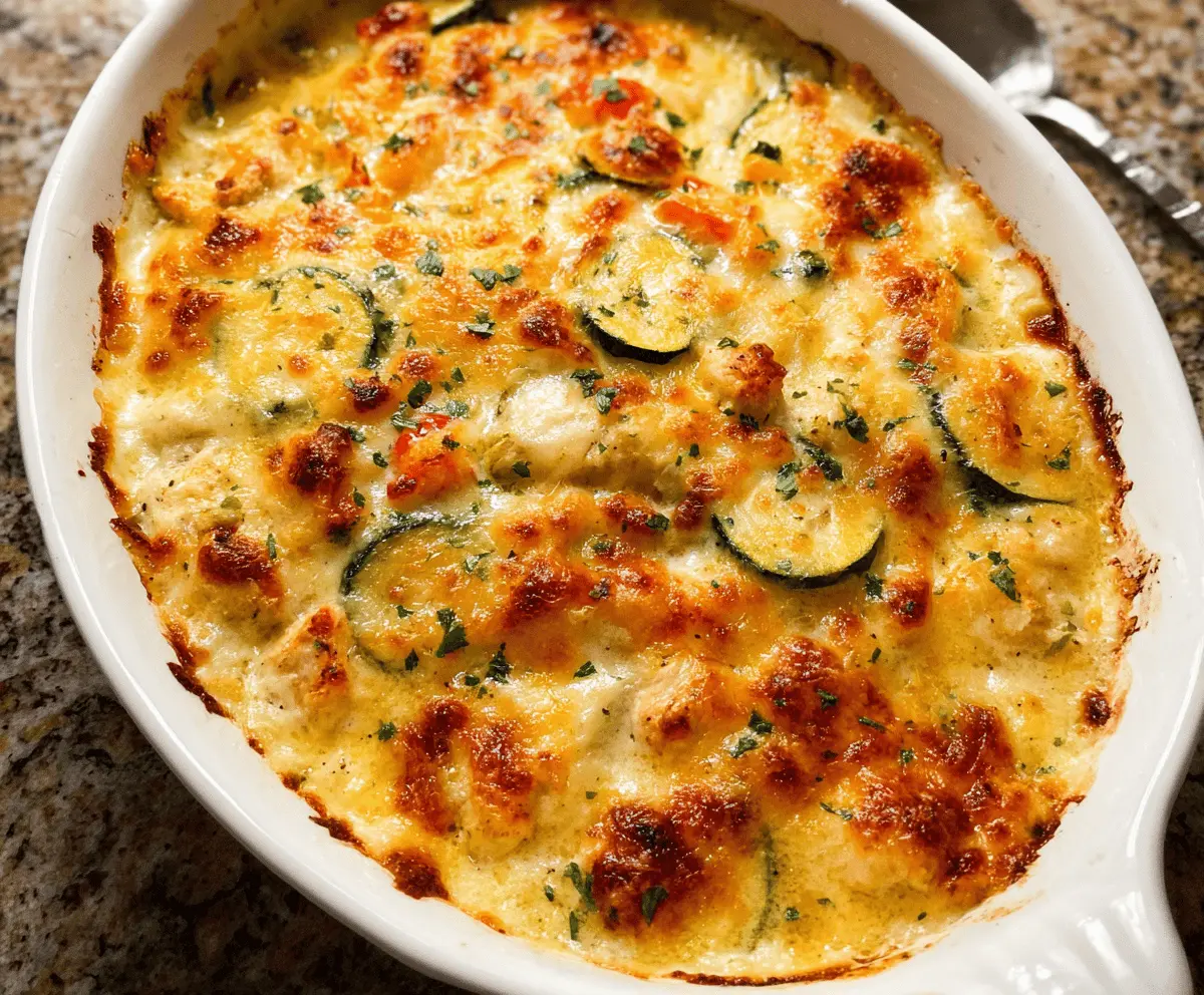 Easy Chicken Zucchini Casserole Recipe