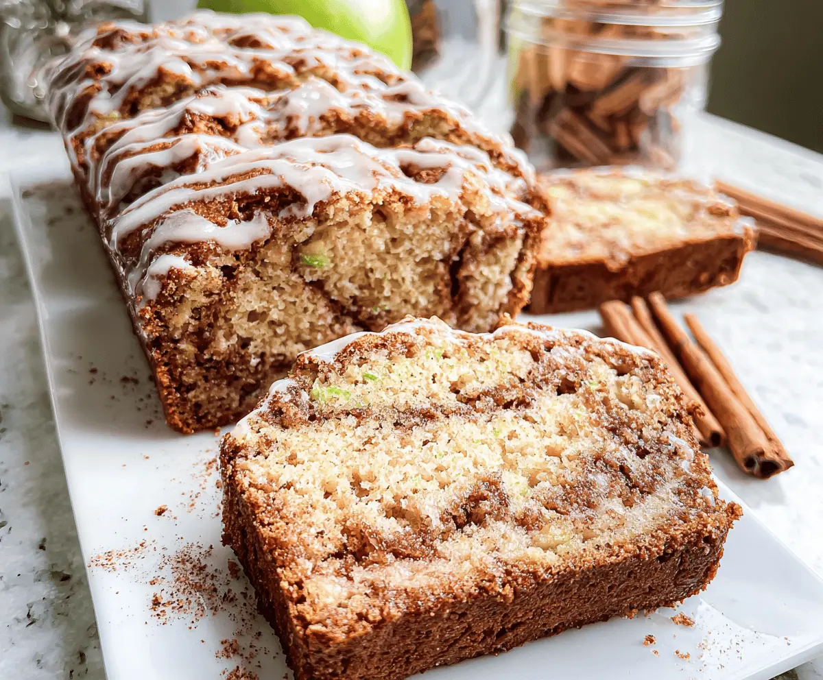 Moist Cinnamon Swirl Zucchini Bread Recipe