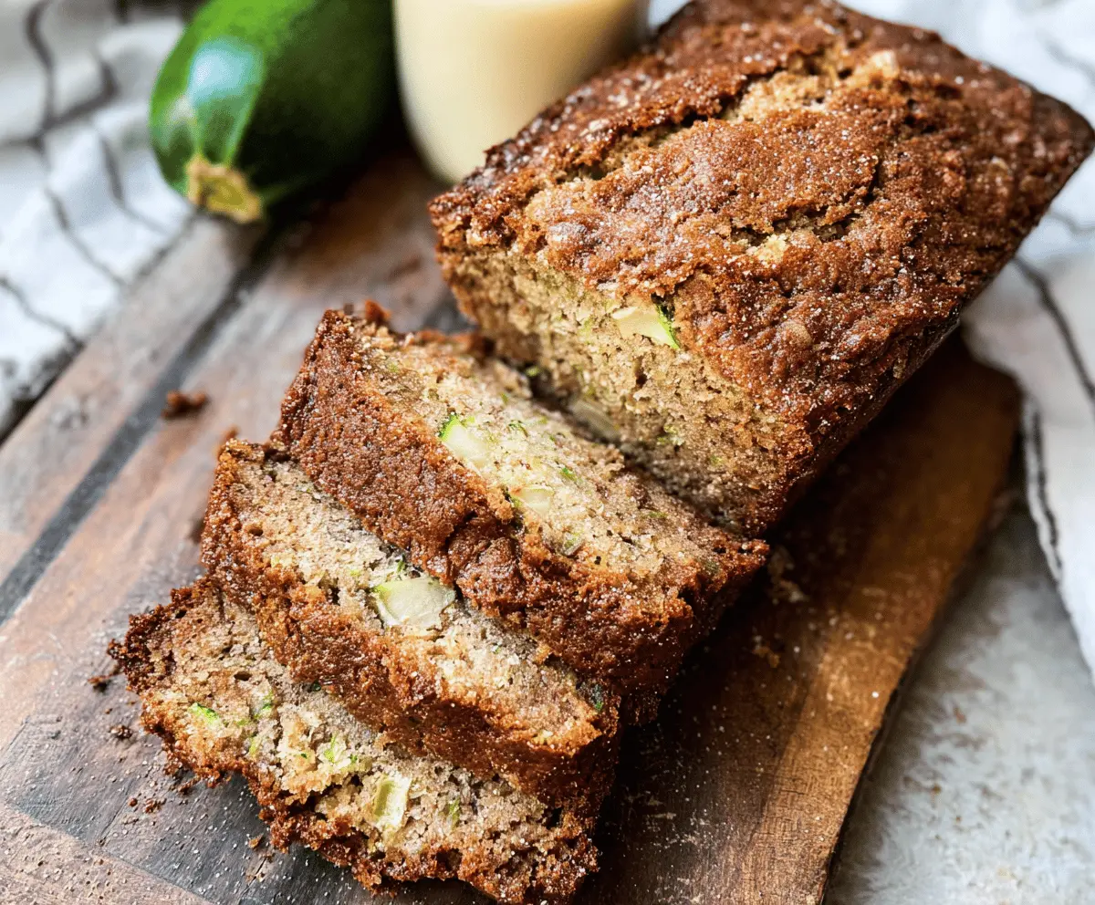 Moist Apple Zucchini Bread Recipe