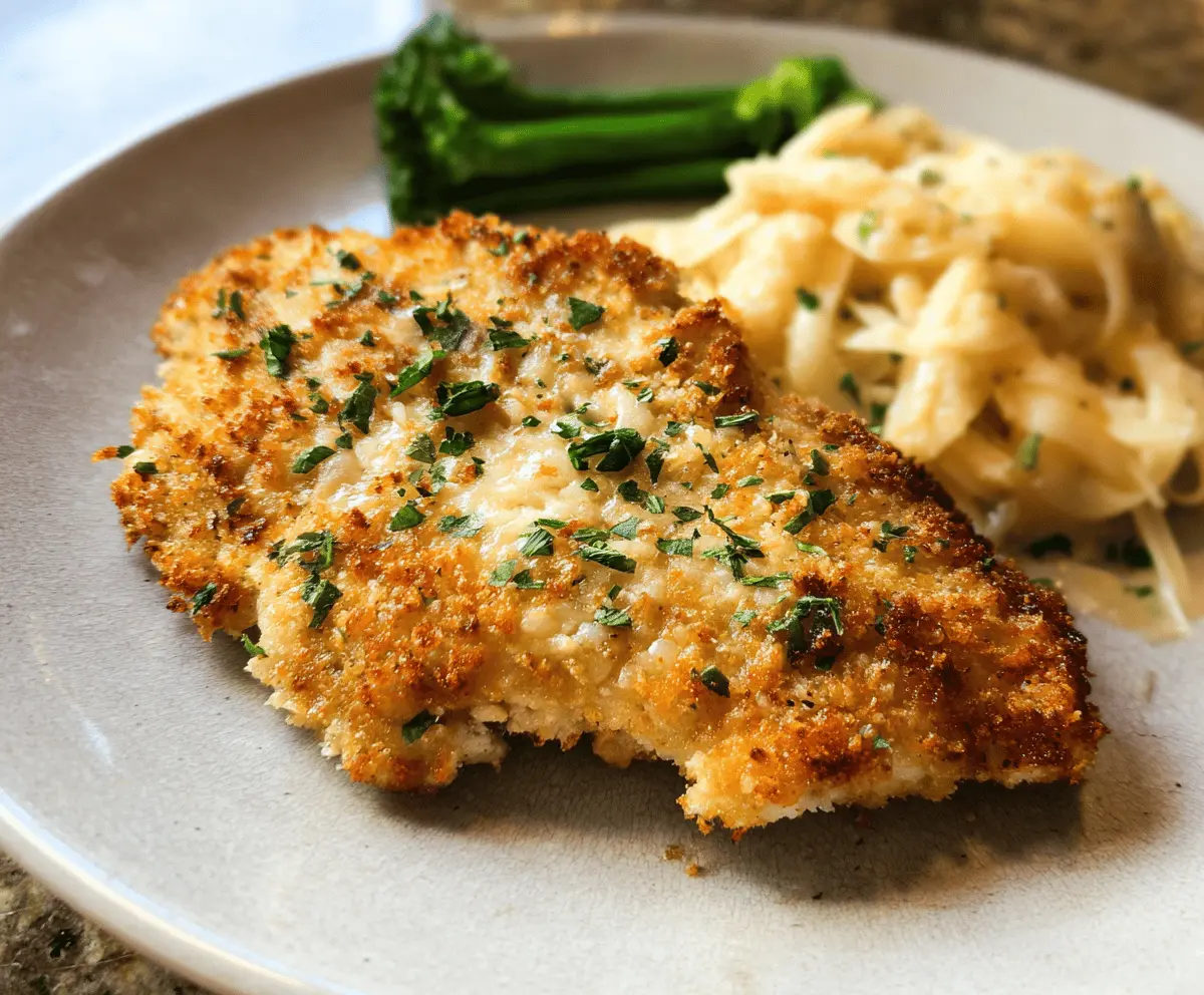 Crispy Parmesan Crusted Chicken Recipe