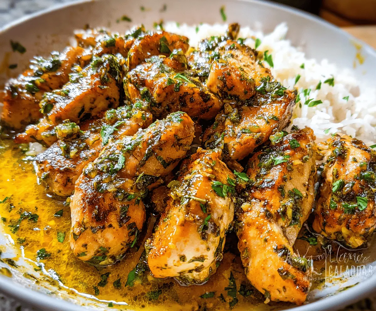 Easy Garlic Butter Chicken Recipe