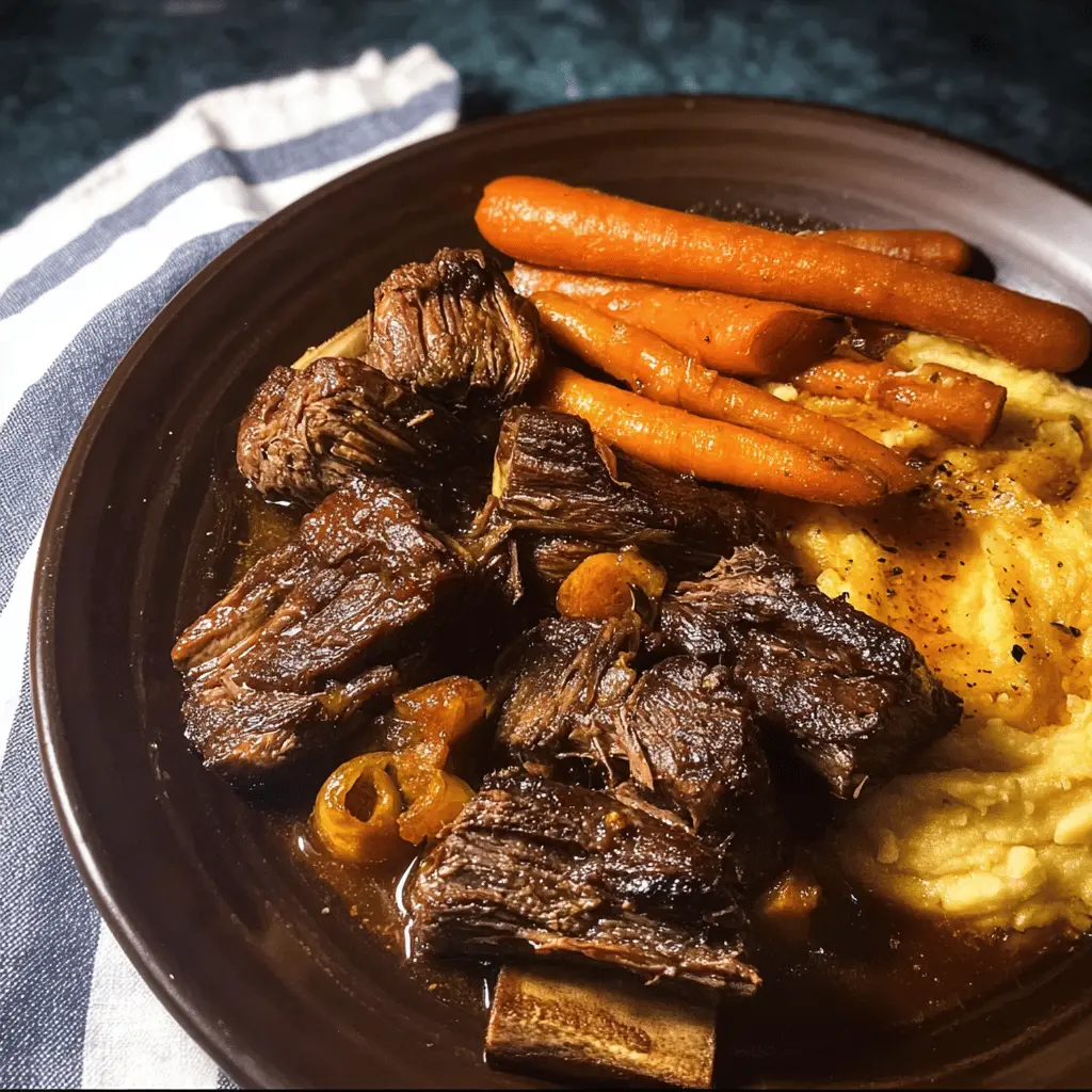 Super Tender Crockpot Beef Short Ribs Recipe