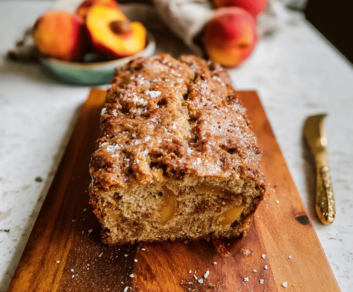 Easy Cinnamon Peach Bread Recipe