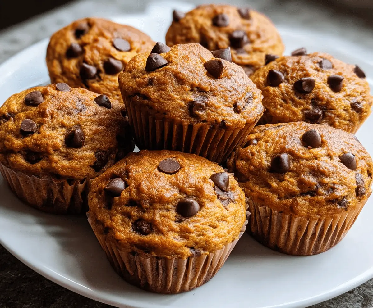 Moist Pumpkin Chocolate Chip Muffins Recipe