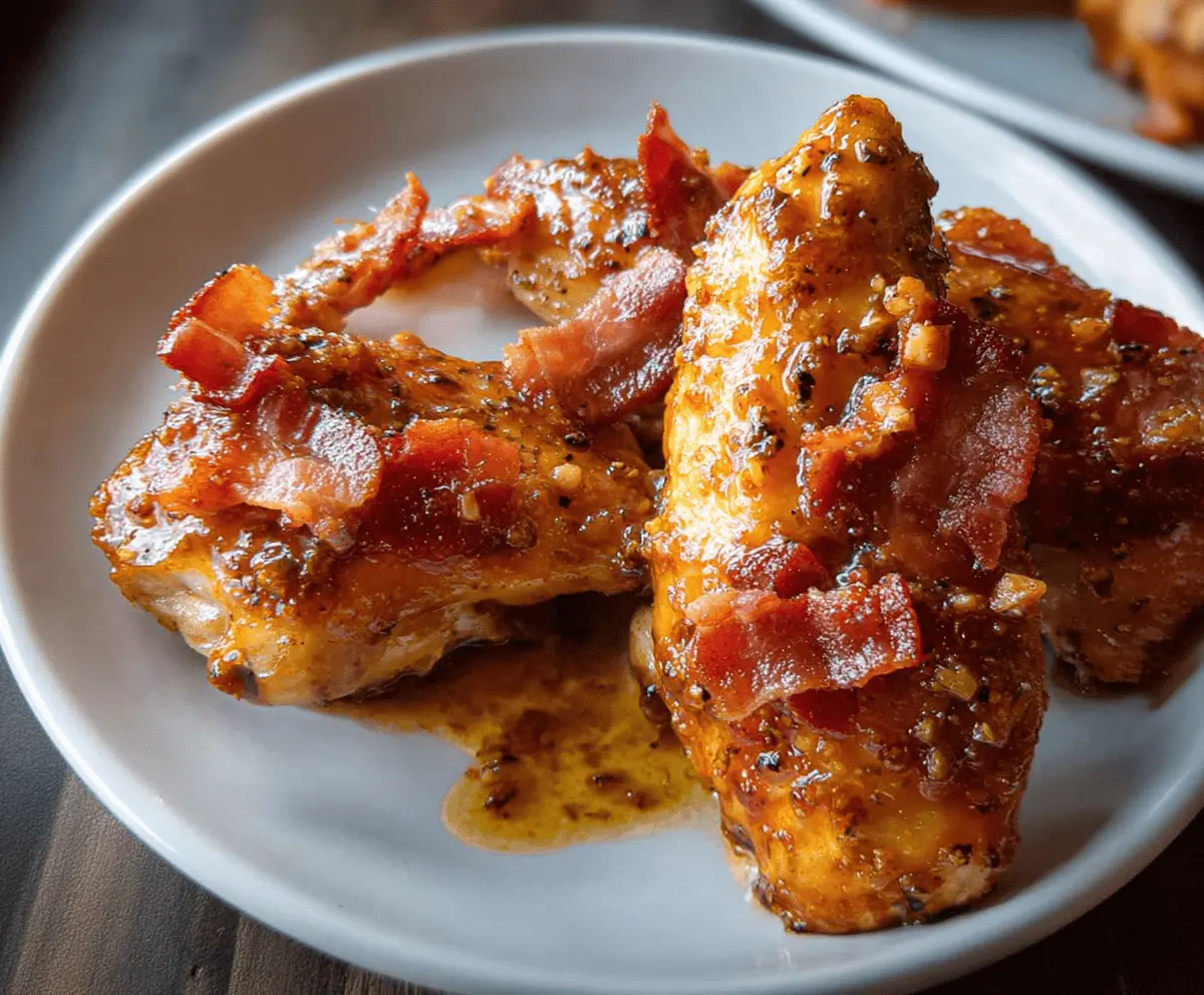 Maple Garlic Bacon Chicken Recipe for Easy Dinner