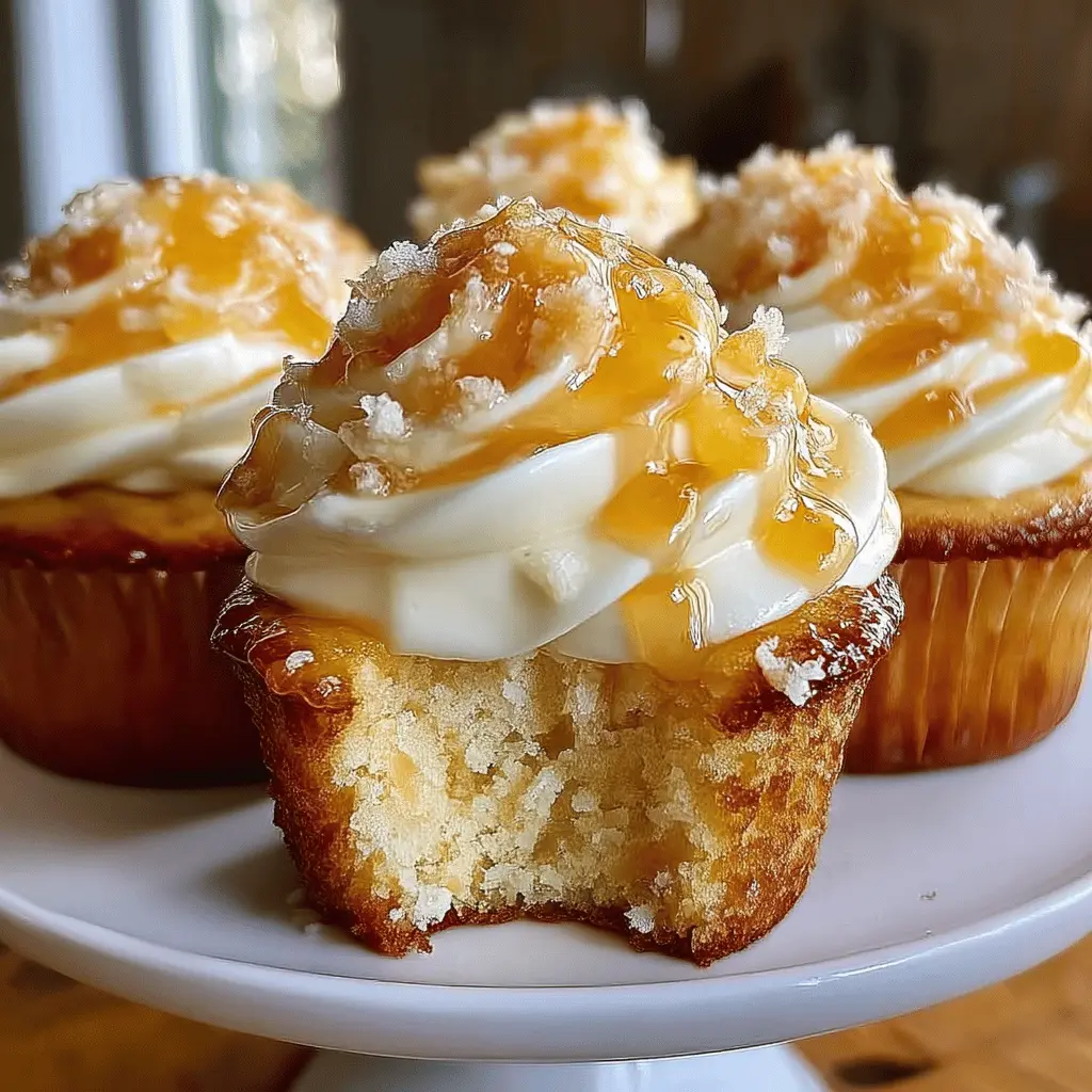 Honey Peach Cream Cheese Cupcakes Recipe