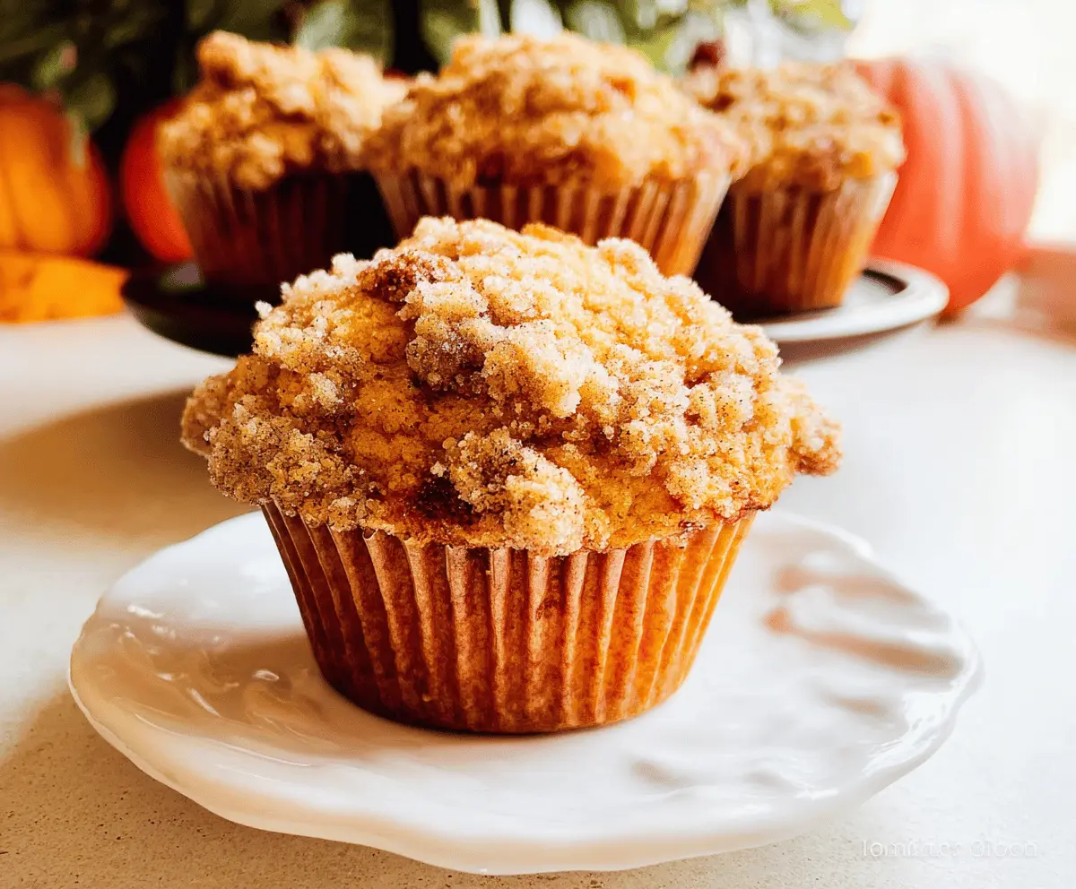 Easy Apple Pumpkin Streusel Muffins Recipe