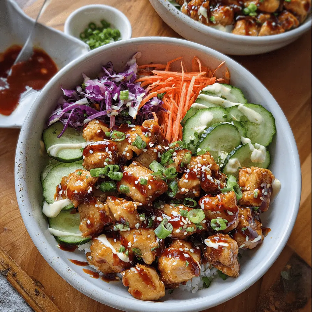 Easy Bang Bang Chicken Bowl Recipe