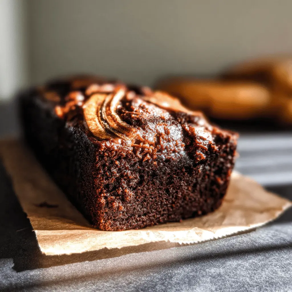 Moist Chocolate Espresso Banana Bread Recipe