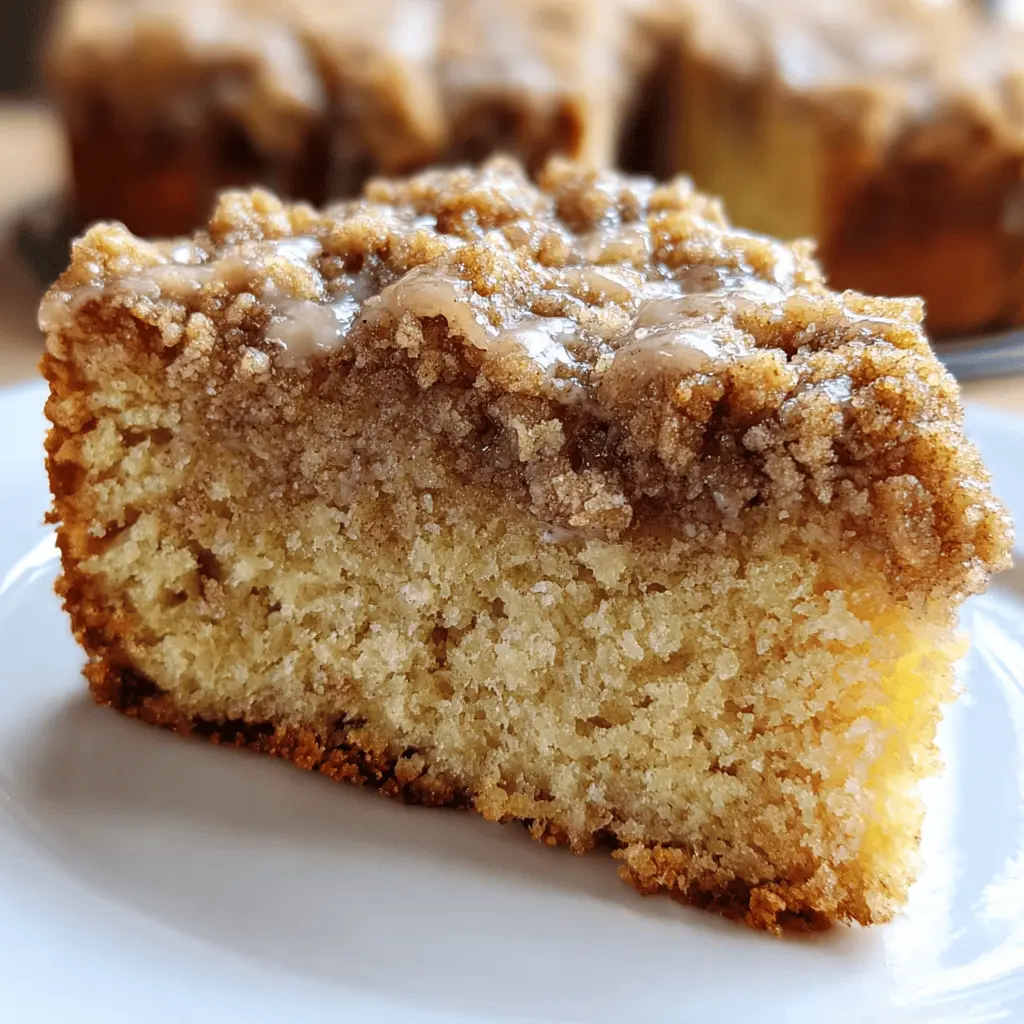 Moist Banana Crumb Coffee Cake With Sweet Streusel